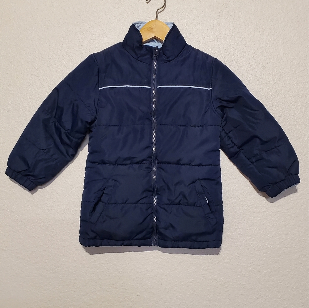 Athletic Works Girls' Reversible Puffer Jacket